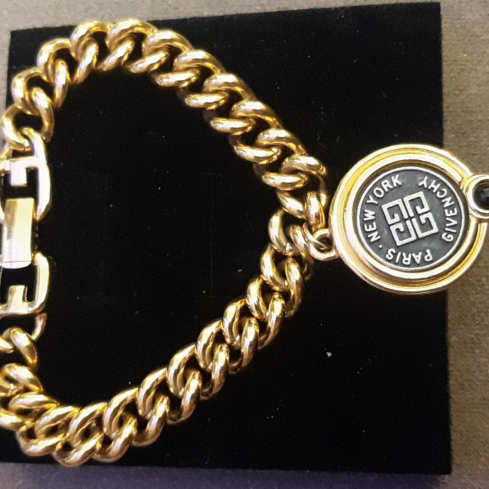 Vintage gold tone Givenchy bracelet